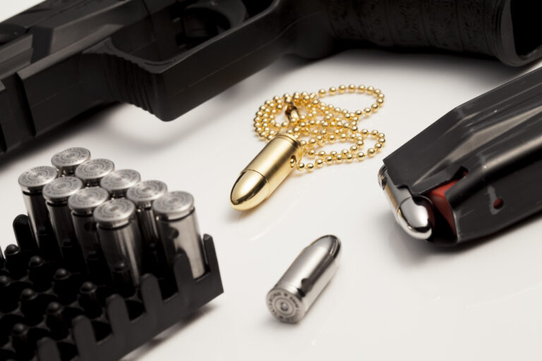 „9mm Luger“ aus Edelstahl